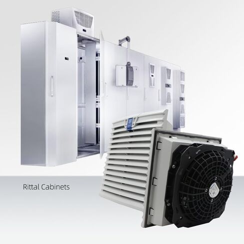 K1G165-AA01-05 for eBmPapst 24V DC K1G165AA0105 2860RPM 0.78A 19W Ball Bearing Rittal Cabinet Axial Flow Cooling Fan 255 * 255 * 110mm Centrifugal Fan for Cabinet SK3241.124 in Saudi Arabia