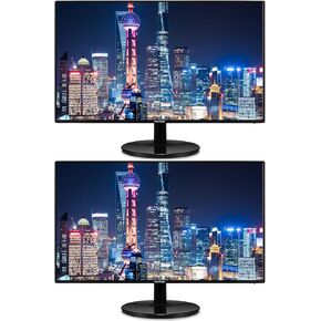 شاشة فيوسونيك VA2759-SMH مقاس 27 بوصة 1920 × 1080 عالية الدقة LCD IPS، حزمة من قطعتين مع إطار رفيع للغاية، FreeSync، العناية بالعين، HDMI، VGA، ومكبرات الصوت in Kuwait