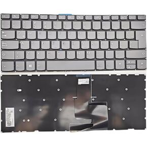 لوحة مفاتيح بديلة لاتينية إسبانية لجهاز Lenovo IdeaPad 320-14ISK 320-14IKB 320-14AST V145-14AST V14-ada V14-IIL V14-IKB V14-IWL S145-14AST S145-14IGM S145-14IKB لوحة مفاتيح للكمبيوتر المحمول رمادي (بدون إضاءة خلفية) in Kuwait
