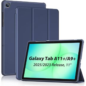 حافظة ProCase الذكية لجهاز Galaxy Tab A11+ Plus/A9+ Plus مقاس 11 بوصة مع ظهر ناعم من مادة TPU، وغطاء نحيف بحامل ثلاثي الطي لجهاز Galaxy Tab A11+ Plus 2025/A9+ Plus 2023 مقاس 11 بوصة - كحلي in Kuwait