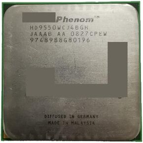معالج معالج رباعي النواة ph X4 9550 بسرعة 2. جيجا هرتز HD9550WCJ4BGH Soket AM2 in Kuwait