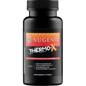Nugenix Thermo-X: مكمل حارق الدهون الحراري للرجال، مسرع التمثيل الغذائي الفائق، 60 قطعة in Kuwait