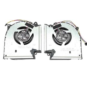 استبدال مروحة تبريد وحدة المعالجة المركزية الجديدة + وحدة معالجة الرسومات من BestParts لعام 2021 Asus ROG Strix Scar 15 G533 (G533QM G533QR G533QS)، P/N: 13NR0540P01011 13NR0540P02011 (مروحة 12 فولت) in Kuwait