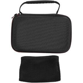 Game Console Carrying Bag, Nylon Portable Hard Shell Case with Game Slot and Inner Pocket, 16 Card Holder, Compatible with New 3DSXL, New 3DS, 3DS, New 2DS XL, Black in Saudi Arabia