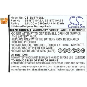Cameron Sino Battery for Samsung SM-T713, SM-T715, SM-T715C, SM-T715N0, SM-T715Y, SM-T719, SM-T719C, SM-T719Y 3900mAh in Saudi Arabia