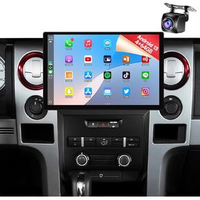 Naifay 8Core Android 12 راديو السيارة لـ Ford F150/F250/F350 2004-2016، شاشة لمس 7 بوصة لسيارة Mustang Escape Edge Explorer Focus ستيريو السيارة مع Carplay Android Auto GPS WiFi BT+Canbus MIC in Kuwait