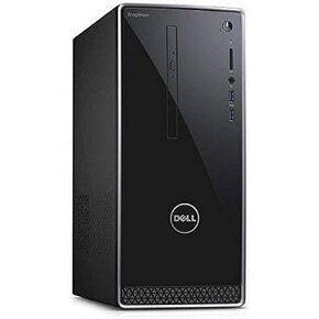 كمبيوتر ديل انسبايرون 3668 المكتبي انتل i5-7400 رباعي النواة 3.0 جيجاهيرتز 12 جيجا 1 تيرابايت DVD W10H - أسود (متجدد) in Kuwait