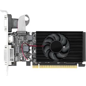 بطاقة رسومات DDR3، ذاكرة 4 جيجا بايت، معالجات دفق 320، بطاقة فيديو منخفضة المستوى مع منفذ HDMI DVI VGA لبث الألعاب 7 8 10 للاستخدام اليومي in Kuwait