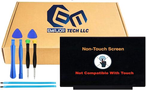 EM EMAJOR TECH New Screen Replacement for Lenovo IdeaPad 1 15ADA7 Type 82R1 1920X1080 FHD Non-Touch LCD LED Display with Set of Tape and Tools in Saudi Arabia