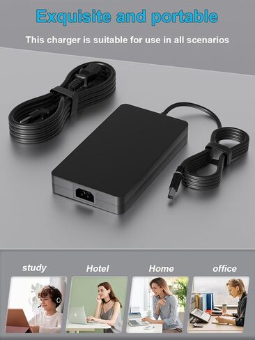 240W AC Adapter Compatible with Dell G15 G16 G7 G5 Alienware m15 m17 15 17 x15 x16 x17 X51 M18x Precision 7510 7520 7670 7680 7710 7720 7730 3280 3550 3260 Laptop (Compatible 180W 150W 130W) in Saudi Arabia