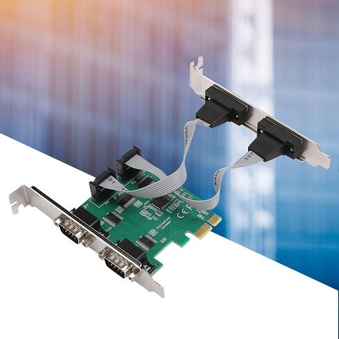 aqxreight Expansion Card Adapter Converter PCI E RS232 4 Port Serial Port 2 5Gb S Full Duplex Channel The Provide 16X RS 232 Pin PCI E Express Conforms to Supports Interface in Saudi Arabia