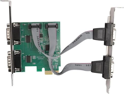 aqxreight Expansion Card Adapter Converter PCI E RS232 4 Port Serial Port 2 5Gb S Full Duplex Channel The Provide 16X RS 232 Pin PCI E Express Conforms to Supports Interface in Saudi Arabia