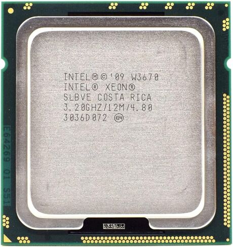 W3670 3.2-3.46GHz 12M 6 c 12 Thread LGA 1366 Processor in Saudi Arabia