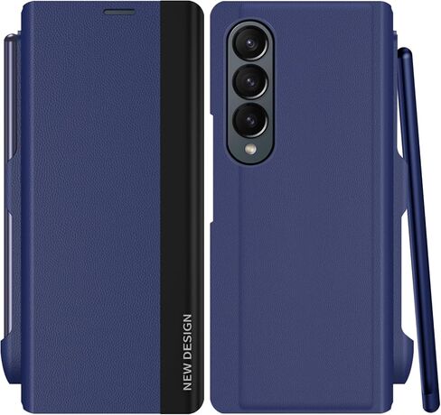 for Samsung Galaxy Z Fold 7 Case with S Pen and Built-in Screen Protector, Wireless Charging Holder Kickstand Full-Body Shockproof for Samsung Z Fold 7 5g Protective Cover Shell (Black) in Saudi Arabia