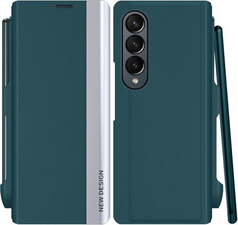 for Samsung Galaxy Z Fold 7 Case with S Pen and Built-in Screen Protector, Wireless Charging Holder Kickstand Full-Body Shockproof for Samsung Z Fold 7 5g Protective Cover Shell (Black) in Saudi Arabia