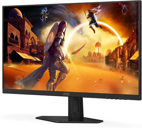 AOC 27G4 27 Inch Gaming Monitor 1920 x 1080 FHD IPS Panel, HDR10, 180Hz, Color Gamut-sRGB 121%, 1ms, G-Sync, HDMI 3.0 and Display Port Connectivity, Height Adjustable Stand (Renewed) in Saudi Arabia