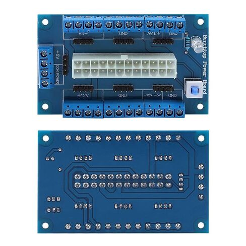 24-pin ATX Power Supply Module, ATX Connector, Adapter for Computer PC, with Lock Switch, 24Amp Screw Terminal Block, Indicator, Easy to use, Circuit Board in Saudi Arabia