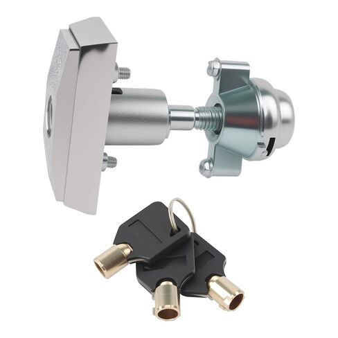 Vending Machine Lock with Keys, T-Handle, Aluminum Alloy Soda Machine Lock, Fit for Candy Snack Machine in Saudi Arabia