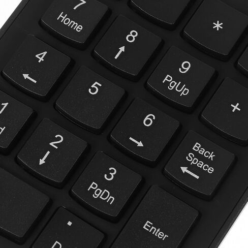 HOMSFOU USB سلكية 19 مفتاح لوحة أرقام لوحة المفاتيح الرقمية للمحاسبة المالية للكمبيوتر المحمول مع مفاتيح ميكانيكية تصميم مضغوط لاستخدام سطح المكتب والكمبيوتر المحمول in Kuwait