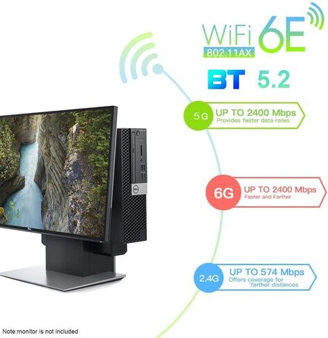 كمبيوتر مكتبي Dell OptiPlex 7070 SFF، Intel Hexa Core i7-8700 3.20 جيجا هرتز حتى 4.60 جيجا هرتز، 16 جيجا DDR4 Ram 512 جيجا NVMe M.2 SSD، AX210 مدمج WiFi 6E، Windows 11 Pro، لوحة مفاتيح وماوس لاسلكي (متجدد) in Kuwait