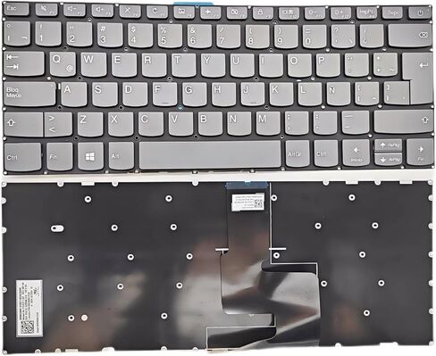 لوحة مفاتيح بديلة لاتينية إسبانية لجهاز Lenovo IdeaPad 320-14ISK 320-14IKB 320-14AST V145-14AST V14-ada V14-IIL V14-IKB V14-IWL S145-14AST S145-14IGM S145-14IKB لوحة مفاتيح للكمبيوتر المحمول رمادي (بدون إضاءة خلفية) in Kuwait