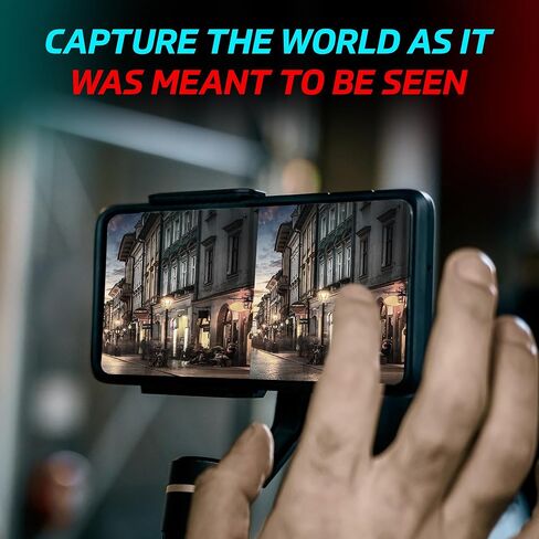 OPIC Smartphone 3D Stereoscopic Lens 3D Camera Stereo Photos Device for Phone, Tablet, Laptop – OPIC Spatial Clips on to Turn Your Device Into a 3D Camera for Photos, Videos and VR-Ready Memories in Saudi Arabia
