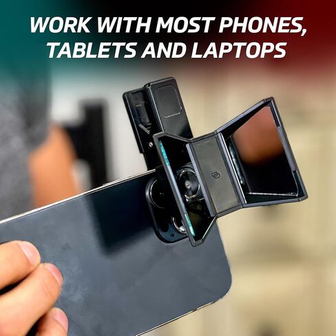 OPIC Smartphone 3D Stereoscopic Lens 3D Camera Stereo Photos Device for Phone, Tablet, Laptop – OPIC Spatial Clips on to Turn Your Device Into a 3D Camera for Photos, Videos and VR-Ready Memories in Saudi Arabia