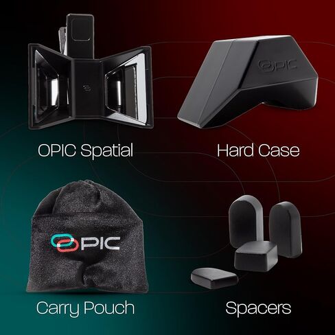 OPIC Smartphone 3D Stereoscopic Lens 3D Camera Stereo Photos Device for Phone, Tablet, Laptop – OPIC Spatial Clips on to Turn Your Device Into a 3D Camera for Photos, Videos and VR-Ready Memories in Saudi Arabia