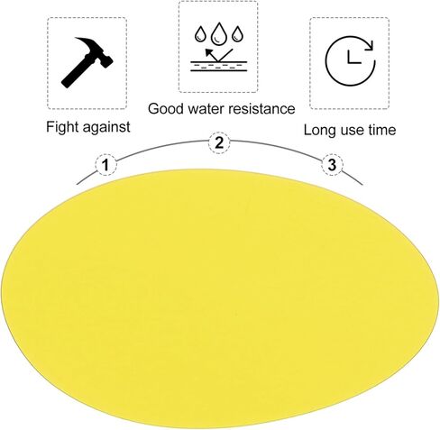 GALPADA 10pcs Sunset LED Film Color Filter Sheets for Imaging Lighting, Yellow 66mm Light Diffuser Gel Filters for Visual Correction and Ambient Sunset Effects in Saudi Arabia