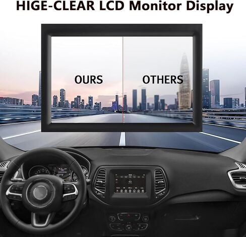7" Uconnect Touch Screen Display with Bracket for 2017-2020 Jeep Compass TDO-WXGA0700K00057-V1 TDO-WXGA0700K00033-V2 ACT3S5370FPC-A1-E fit Radio Navigation in Saudi Arabia