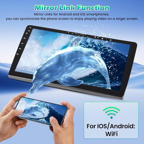 راديو ستيريو للسيارة لسيارة Toyota Prius 2010 2011 2012 2013 2014 2015 مع Carplay Android Auto، 4+64G 9 بوصة شاشة لمس بلوتوث مع BT5.0 32EQ 1280 * 720P GPS WiFi in Saudi Arabia