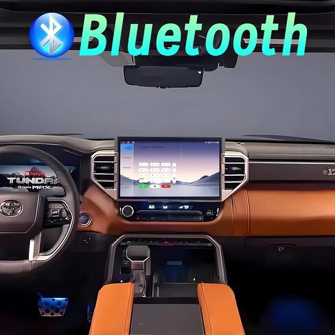 راديو ستيريو للسيارة Android 14 لسيارة Toyota Tundra 2022-2024، وحدة المعالجة المركزية 8 النواة 14.6 بوصة طراز Tesla Style IPS شاشة تعمل باللمس Carplay & Android Auto، مع WiFi SWC GPS Navigation Bluetooth 8GB + 128GB in Kuwait