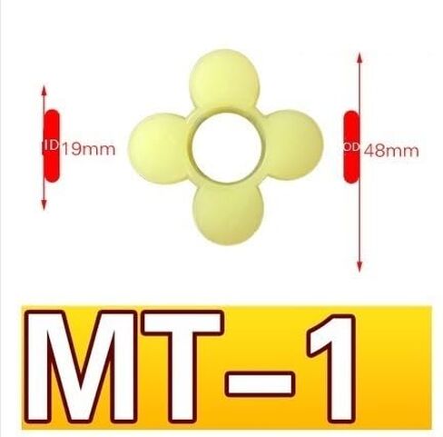 Plum Blossom Flexible Coupling Buffer, MT Polyurethane Coupling Buffer for Sports Equipment Yellow Multiple Sizes(170x295x50mm) in Kuwait