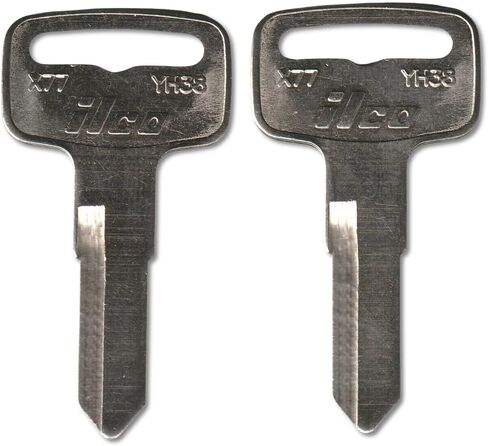 3106 زوج (2) مفاتيح بديلة - مقطوعة إلى رمز على YH38 فارغة لمفاتيح Kawasaki وYamaha Ignition/Marine | كيسالاكارتي in Kuwait