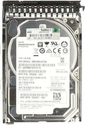 HP 765464-B21 1 تيرابايت 12 جيجا SAS 7.2K 2.5IN 512E (متجدد) in Kuwait