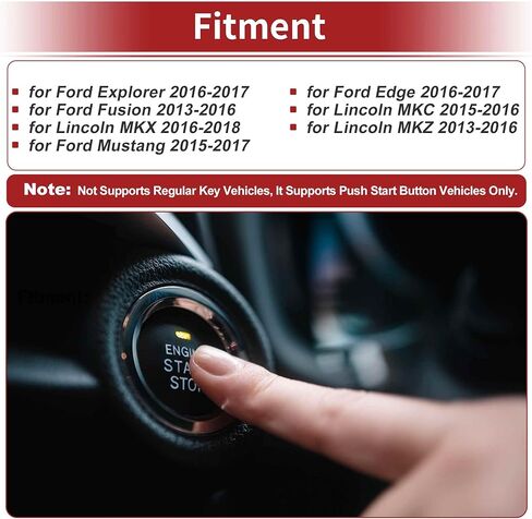 ACROPIX M3NA2C31243300 Keyless Entry Remote Key Fob for Ford Edge Explorer 2016-2017 for Ford Fusion 2013-2016 902MHz Replacement Car Control Key Kit DIY Tool 5 Buttons Black in Saudi Arabia