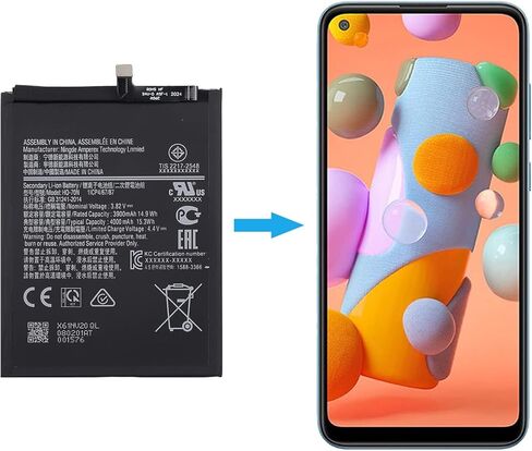 Duotipa HQ-70N Battery Compatible with Galaxy A11 A115 SM-A115 with Repair Tool Kit in Saudi Arabia