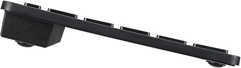 لوحة مفاتيح Adesso SlimTouch WKB-1100BB بلوتوث 3.0 صغيرة مع مفتاح مقص، ومفاتيح تشغيل الوسائط المتعددة والإنترنت، وتصميم أمريكي 78 مفتاحًا، ونطاق عمل يصل إلى 30 قدمًا in Saudi Arabia