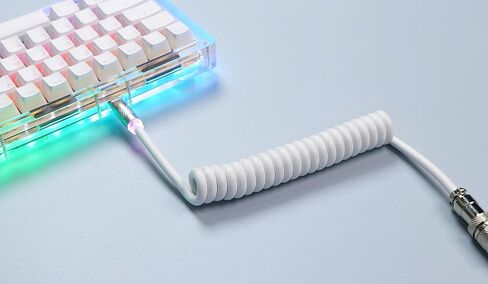 EPOMAKER TH108 PRO لوحة مفاتيح ميكانيكية كاملة الحجم مع شاشة ومقبض + كابل USB ملفوف منتفخ in Kuwait