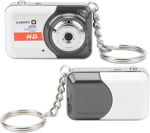 Silver Gray Fashion Mini DV Camera for Teens Students Kids - Portable Video Camera with Motion Detection, Point and Shoot Digital Camera in Saudi Arabia