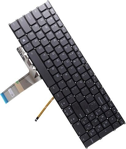 Deal4GO Laptop Backlit Keyboard (F10 Lock) Replacement for Lenovo IdeaPad 3 17ALC6 15ALC6, IdeaPad 5 15ARE05 15ALC05 15ITL05 2021 - Grey in Saudi Arabia