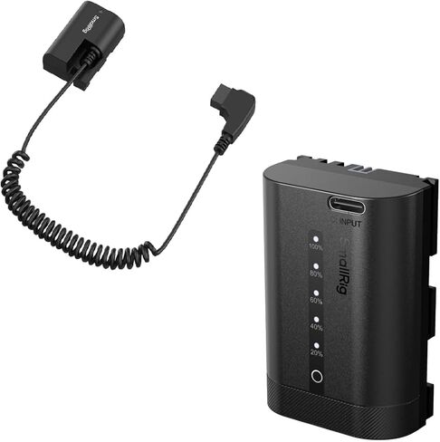 SMALLRIG Dummy Battery and 2520mAh USB-C Battery for Canon LP-E6P in Saudi Arabia