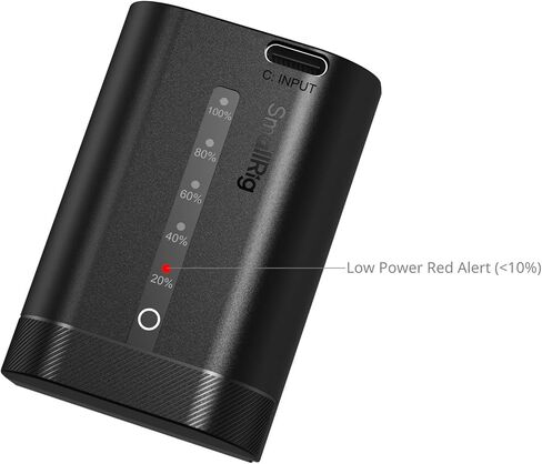 SMALLRIG Dummy Battery and 2520mAh USB-C Battery for Canon LP-E6P in Saudi Arabia