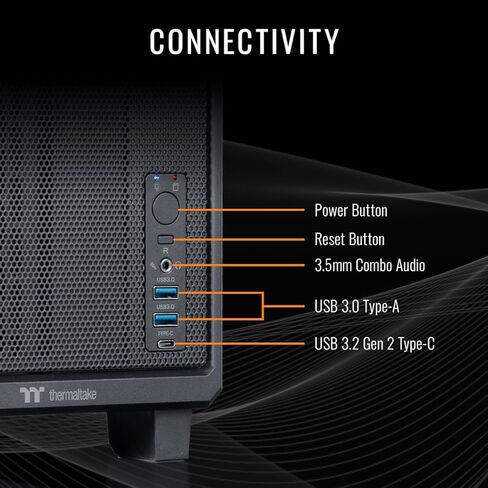 Thermaltake LCGS Traveler 7870 Mini-ITX Gaming PC (AMD Ryzen™ 7 7800X3D, ToughRam 32GB DDR5 6000MT/s RGB Memory, NVIDIA® GeForce RTX™ 5070, 2TB NVMe M.2, WiFi, Windows 11) TR1B-B850-570-LCS in Saudi Arabia