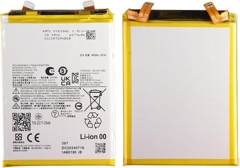 Replacement Battery QC50 Compatible with Moto Edge 50 Fusion/Moto Edge 2024 5G (XT2405-1) with Tools in Saudi Arabia