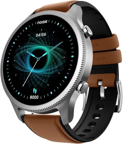 ساعة ذكية Noise Halo Premium Metallic، شاشة AMOLED مقاس 1.43 بوصة، بطارية تدوم 7 أيام، اتصال BT (الإنشاء/الإجابة)، التحكم الذكي بالإيماءات، أكثر من 100 وضع رياضي، دعم تطبيق NoiseFit، ضمان لمدة عام (بني عتيق) in Saudi Arabia