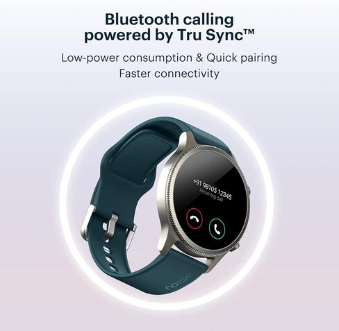 ساعة ذكية Noise Halo Premium Metallic، شاشة AMOLED مقاس 1.43 بوصة، بطارية تدوم 7 أيام، اتصال BT (الإنشاء/الإجابة)، التحكم الذكي بالإيماءات، أكثر من 100 وضع رياضي، دعم تطبيق NoiseFit، ضمان لمدة عام (بني عتيق) in Saudi Arabia
