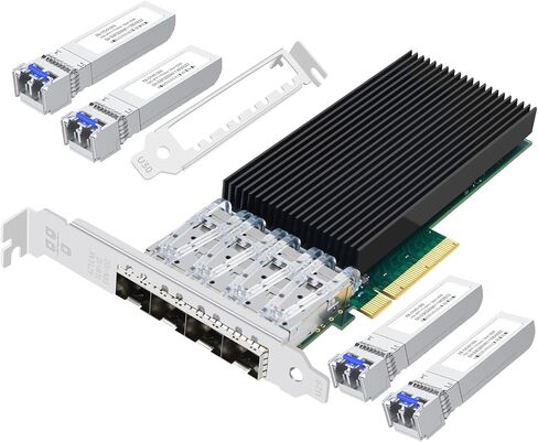 40Gb Dual QSFP+ Network Card with XL710-QDA2 Chip,2 Optical Ports Network Interface Card,PCIE X8 NIC for Data Center,High Performance Computing in Saudi Arabia