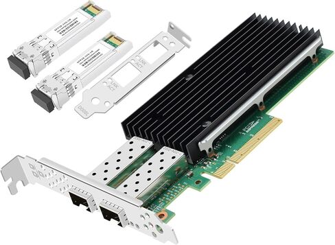 40Gb Dual QSFP+ Network Card with XL710-QDA2 Chip,2 Optical Ports Network Interface Card,PCIE X8 NIC for Data Center,High Performance Computing in Saudi Arabia