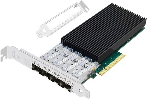 40Gb Dual QSFP+ Network Card with XL710-QDA2 Chip,2 Optical Ports Network Interface Card,PCIE X8 NIC for Data Center,High Performance Computing in Saudi Arabia